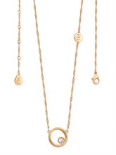 Tipperary Crystal Letter "O" Pendant Gold