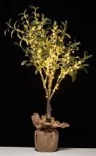 Grange Light Up Faux Olive Tree with Sackcloth Base 85cm