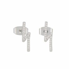 Tipperary Crystal Lightning Earring Stud Silver