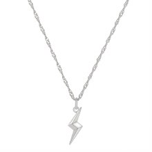 Tipperary Crystal Lightning Pendant Silver