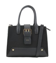 Hampton Handbag Lilou Medium Grab Bag Black