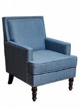 Grange Living Linen Armchair in Navy