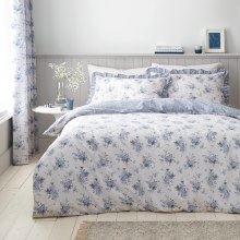 Lucie Floral Blue Double Duvet