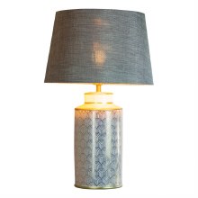 Tara Lane Mara Table Lamp White & Gold