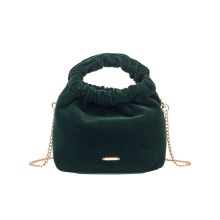 Gionni Handbags Martini Ruched Pouch Bag Green