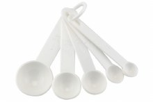 Measuring Spoons Set of 5 White