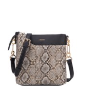 Gionni Handbags Meissa Snake Crossbody Natural