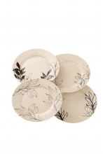 Aynsley Minimal Flora Set of 4 Tea Plates