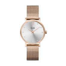 Cluse Watch Minuit Mesh Crystals Rose Gold