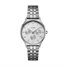 Cluse Watch Minuit Multifunction Silver