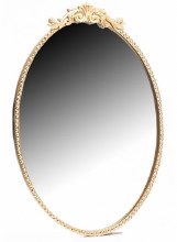 Grange Living Mirror Gold Antique Oval