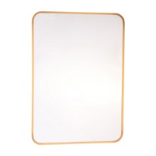 Straits Mirror Gold Rectangular Metal 50x70cm