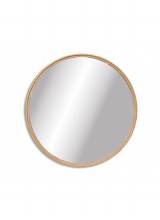 Grange Living Mirror Walnut Round 70cm