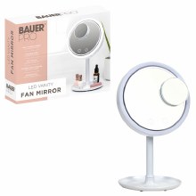 Mirror White LED With Fan