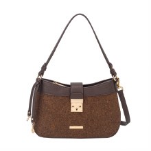 Gionni Handbags Mist Curved Shoulder Bag Brown