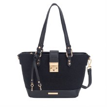 Gionni Handbags Mist Medium Tote Bag Black