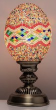 Grange Living Mosaic Table Lamp Egg