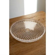 Killarney Crystal Muckross Round Beaded Tray