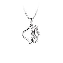 Newbridge Silverware Multi Heart Pendant