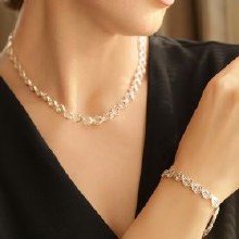 Newbridge Silverware Necklace & Bracelet Set