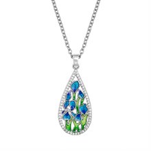 Indulgence Necklace Enamel Flower