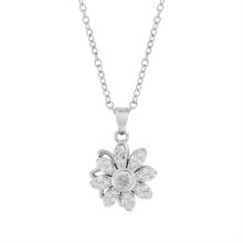 Indulgence Necklace Flower CZ