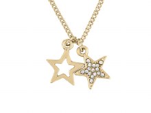 Indulgence Necklace Gold Double Star