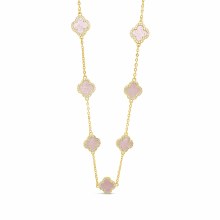 Absolute Jewellery NECKLACE GOLD/PINK N2350PK