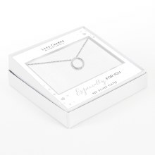 Life Charms Necklace Open Circle with Stone