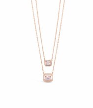 Absolute Jewellery Necklace Rose Gold & Pink N2170PK