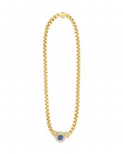 Absolute Jewellery NECKLACE LIGHT SAPPHIRE N2414LS