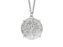 Indulgence Necklace Tree of Life Glass Rhodium