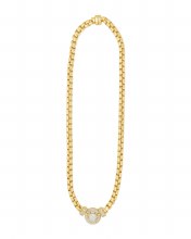 Absolute Jewellery NECKLACE WHITE OPAL N2414WO