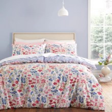 Olivia Floral Pink Double Duvet