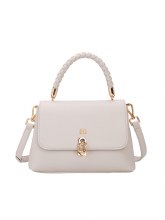 GIONNI HANDBAG OPAL FOLDOVER TOP HANDLE BAG OFF WH