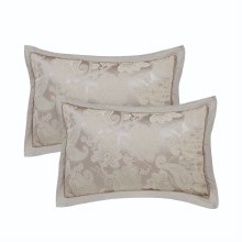 Opulent Jacquard Pillowsham Pair