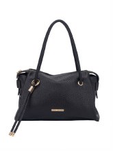 HAMPTON HANDBAG ORCHID SHOULDER BAG BLACK