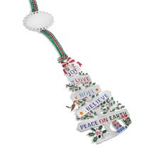 Newbridge Silverware Peace on Earth Christmas Tree Decoration
