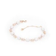 Tipperary Crystal Pearl & CZ Bracelet Gold