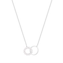 Tipperary Crystal Pearl & CZ Pendant Silver