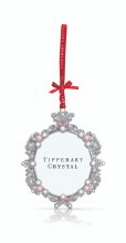 Tipperary Crystal Pearl Frame Christmas Decoration