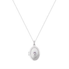 Tipperary Crystal Pendant Silver Heart Locket