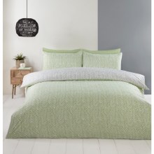 Phoenix Green Double Duvet Set