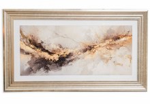 Grange Picture Abstract Clouds Framed 60*115cm
