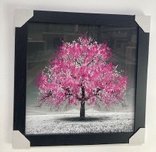 Pink Tree Picture 47 * 47cm