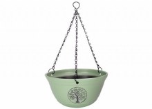 Planter Tree of Life Green Hanging Basket