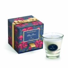 Tipperary Crystal Poinsettia Candle Nollaig Shona