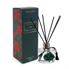 Tipperary Crystal Poinsettia Diffuser Christmas Nostalgia