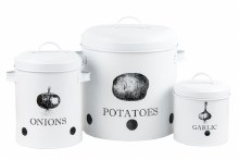 Potato Onion Garlic Bin Store