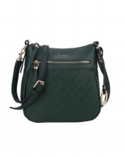 Gionni Handbags Realta Embossed Crossbody Dark Green